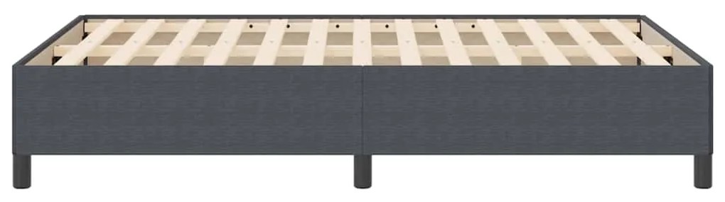 Estrutura de Cama vidaXL Cinza Escuro 140x190 cm Tecido Corduroy