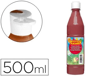 Guache Liquido Jovi 500 Ml Castanho