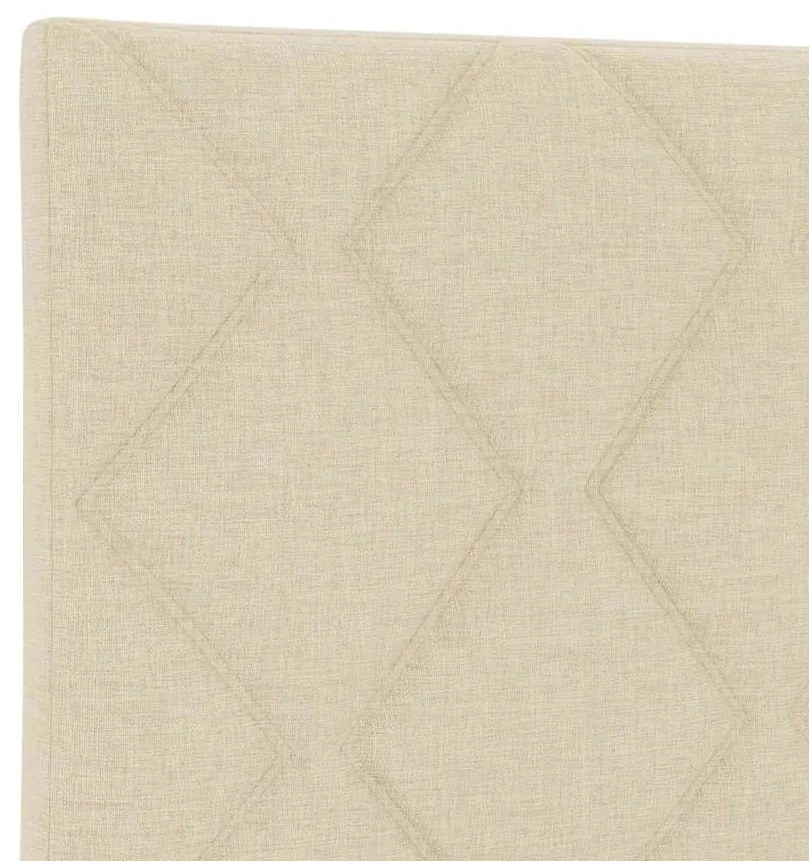 Cabeceira Design Blocos de Diamante Creme 180 cm em tecido