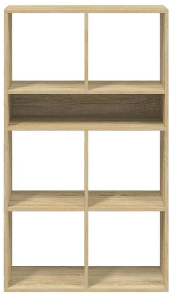 Estante cor carvalho 66x31x112 cm derivados de madeira