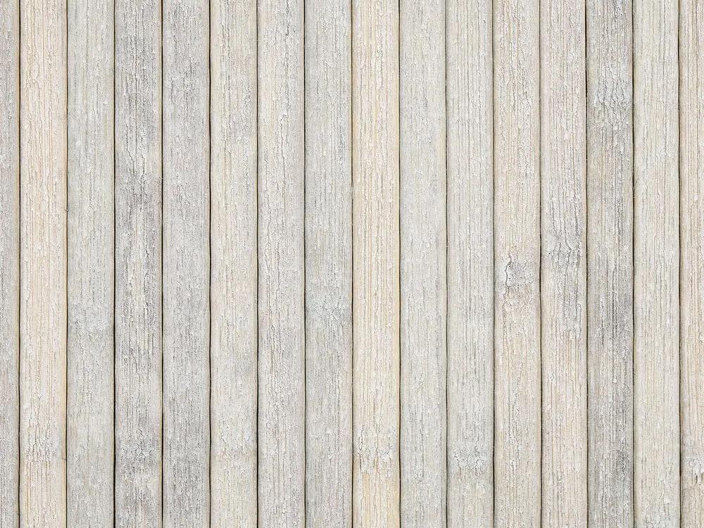 Cesto em madeira de bambu cinzenta 60 cm KALTHOTA Beliani