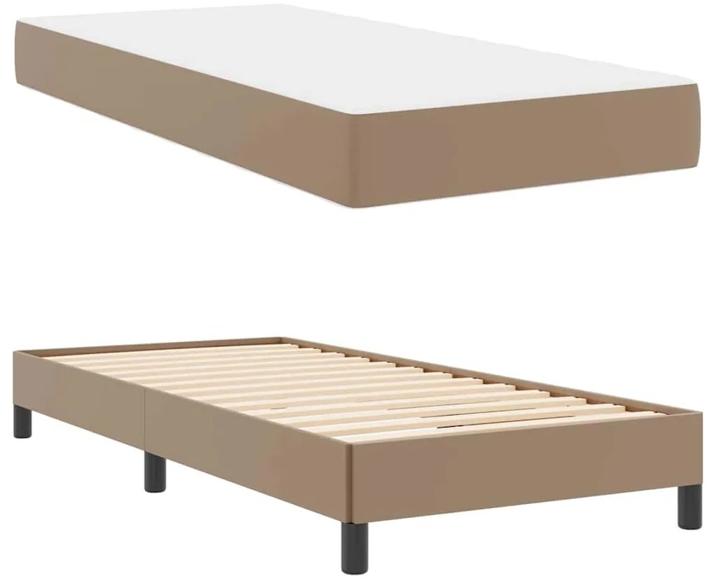 Cama Outros Cappuccino 100 x 200 cm Couro sintético