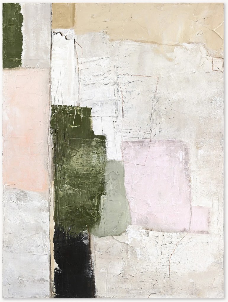 Quadro em tela pintado à mão Rustic Revival