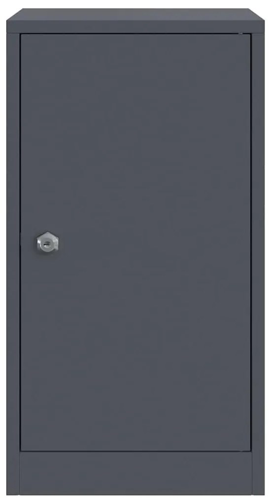 caixa de correio Antracite 30 x 23 x 55 cm Aço