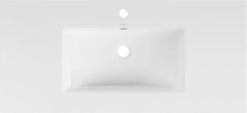 Mexen Atena lavatório embutido em bancada 101 x 46 cm, branco - 25011000