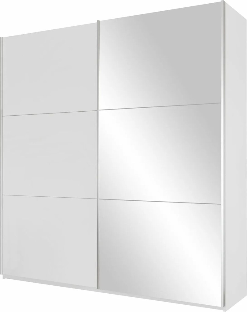 Roupeiro Honolulu 232, Branco, 244x225x65cm, Portas para roupeiro: Deslizante, Número de prateleiras: 9, Número de prateleiras: 9