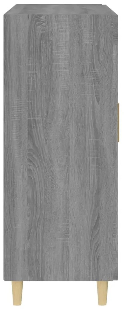 Aparador 69,5x34x90 cm derivados de madeira cinzento sonoma