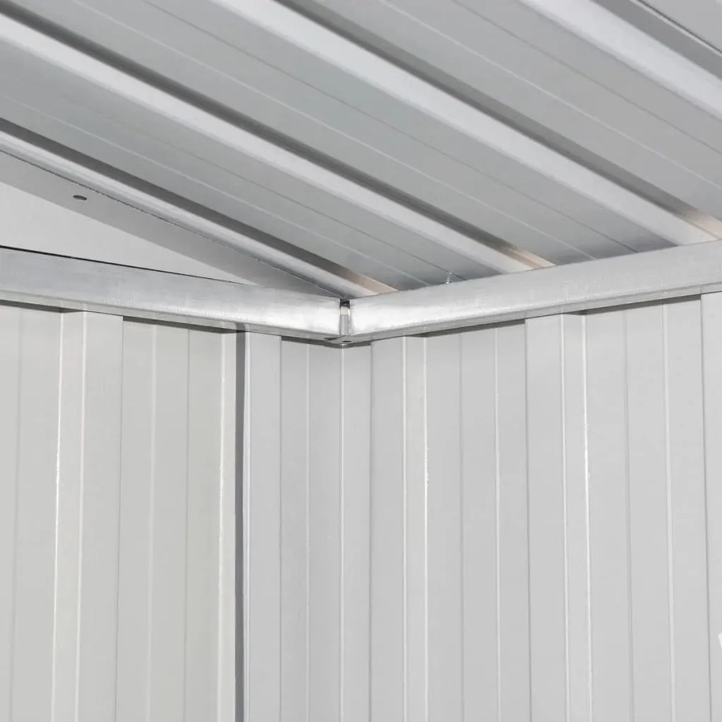 Abrigo de jardim metal cinzento