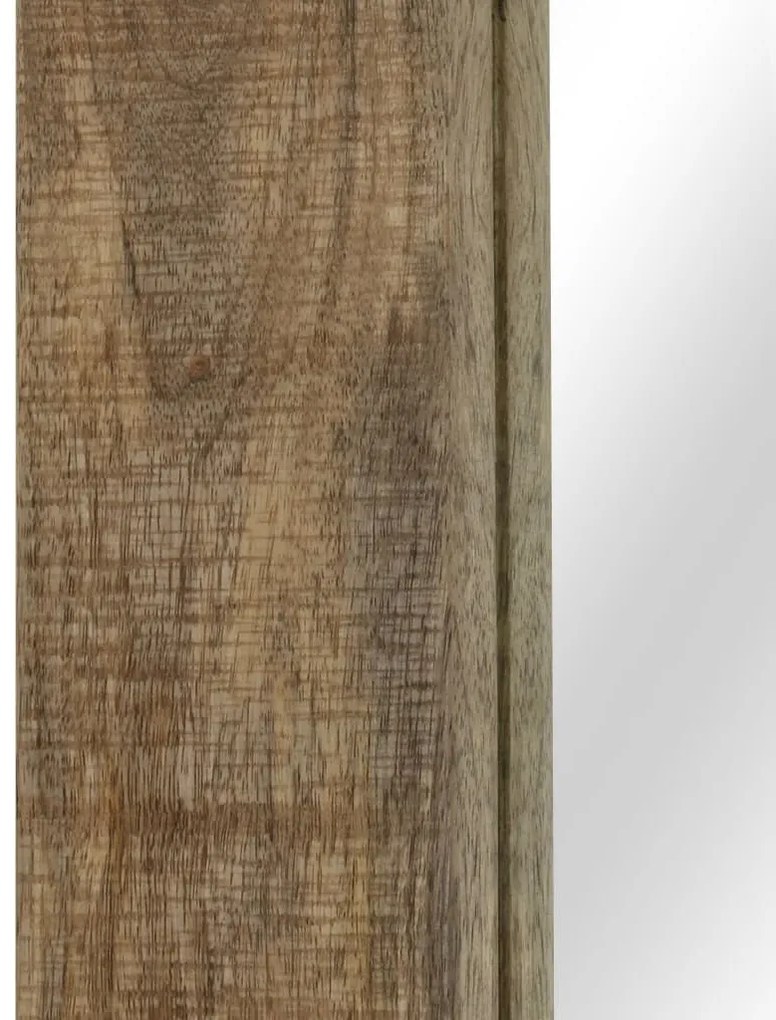 Espelho em madeira de mangueira maciça 50x110 cm