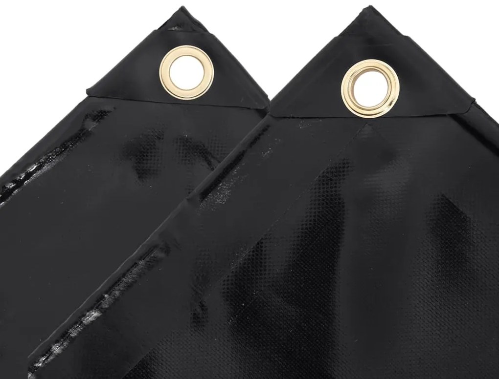 Lona 650 g/m² 3x5 m preto