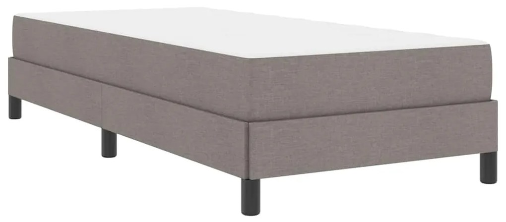 Cama Box Outros Cinzento-acastanhado 90 x 190 cm tecido