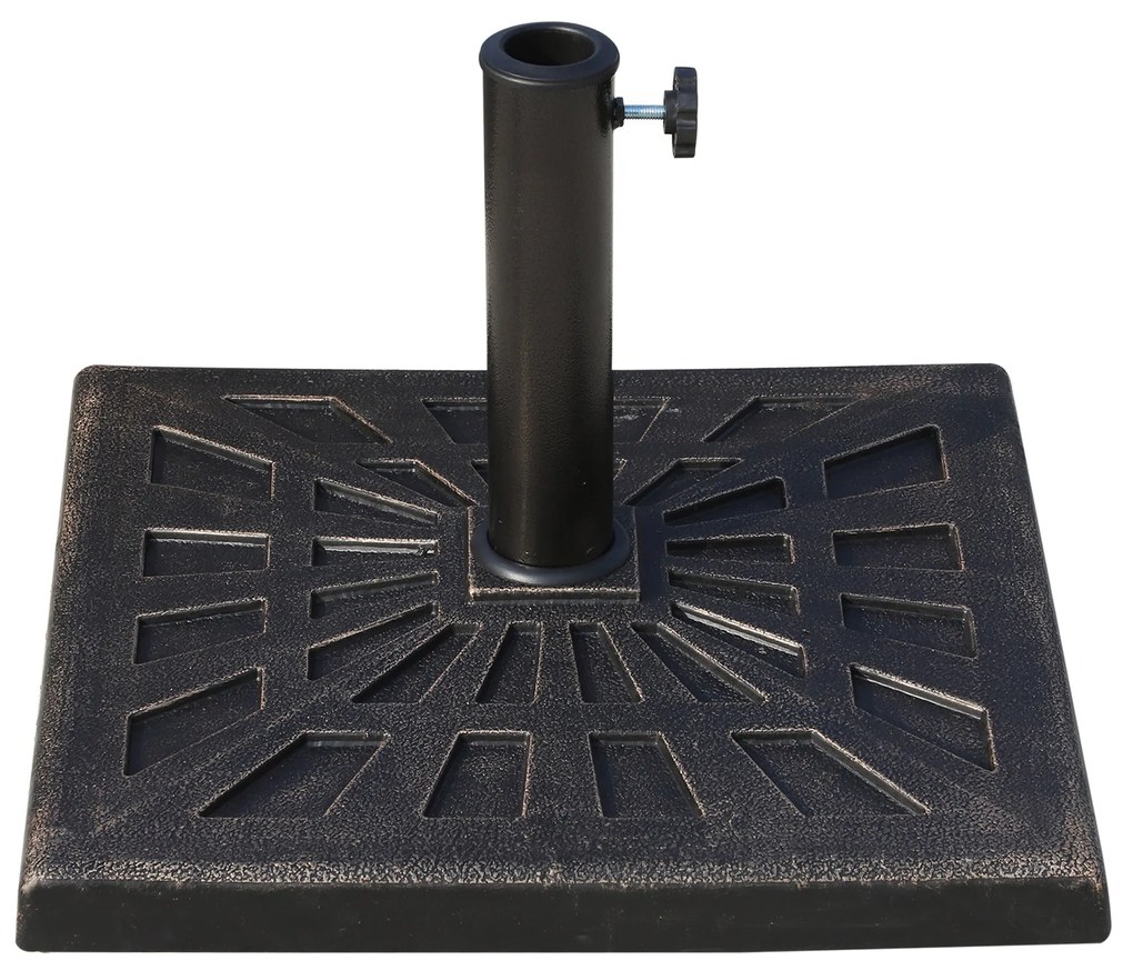Base para Chapéu de Sol Peso 15 kg Base de Chapéu de Sol de Resina par