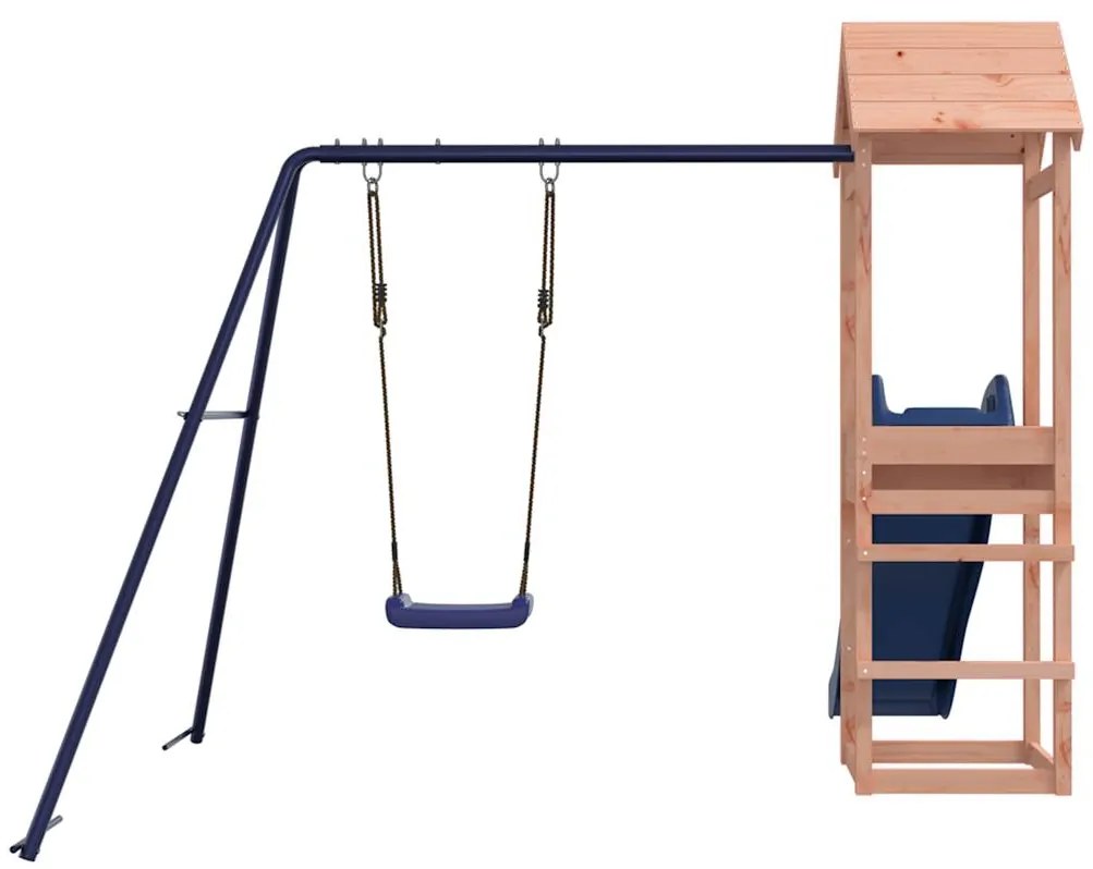 Conjunto de brincar para exterior madeira de douglas maciça