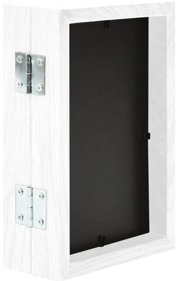 Moldura com duas dobras 2x(13x18 cm) branco