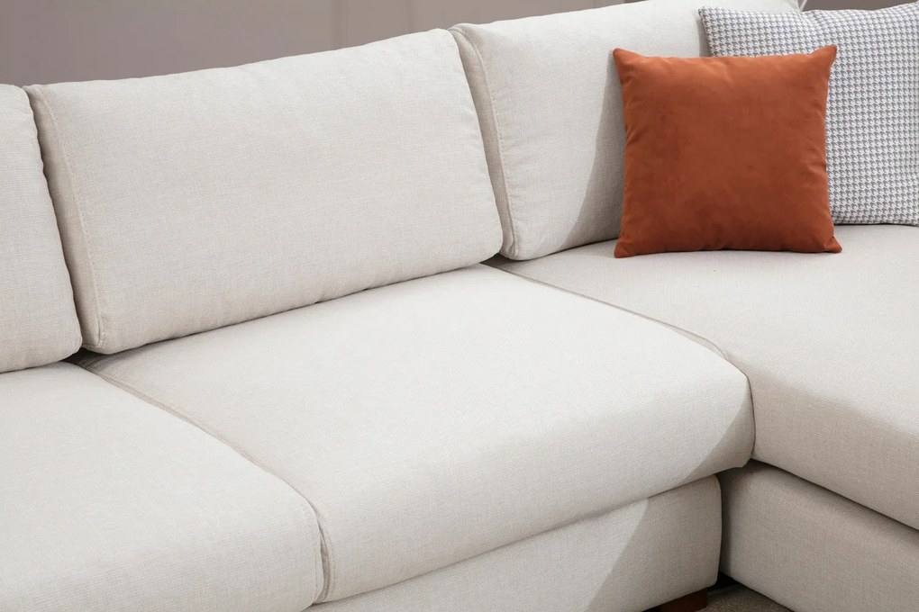 Sofá de Canto Loop - Branco - 312 cm x 194 cm