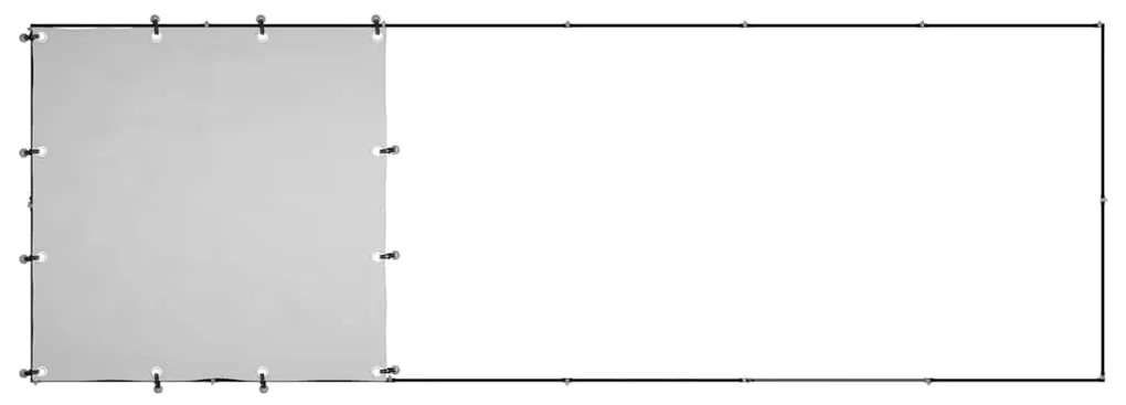 Canil para cães 330x110x110 cm aço preto