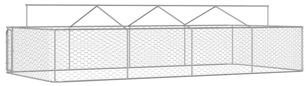Canil de exterior com telhado 600x300x150 cm