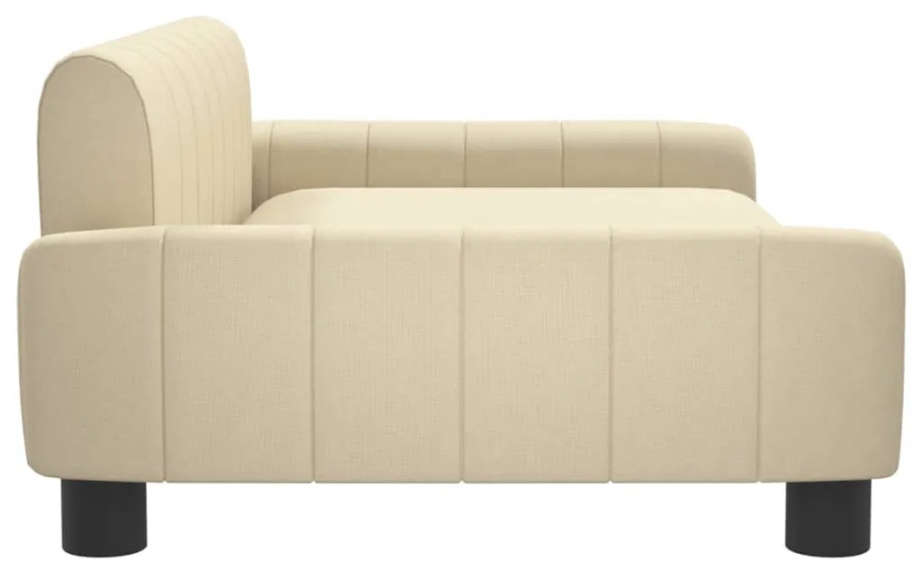Sofá infantil 90x53x30 cm tecido cor creme