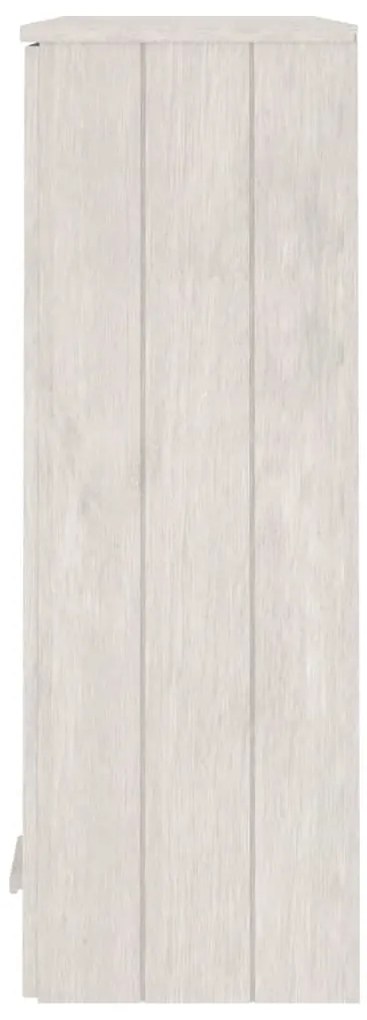 Topo p/ armário alto HAMAR 85x35x100 cm pinho maciço branco
