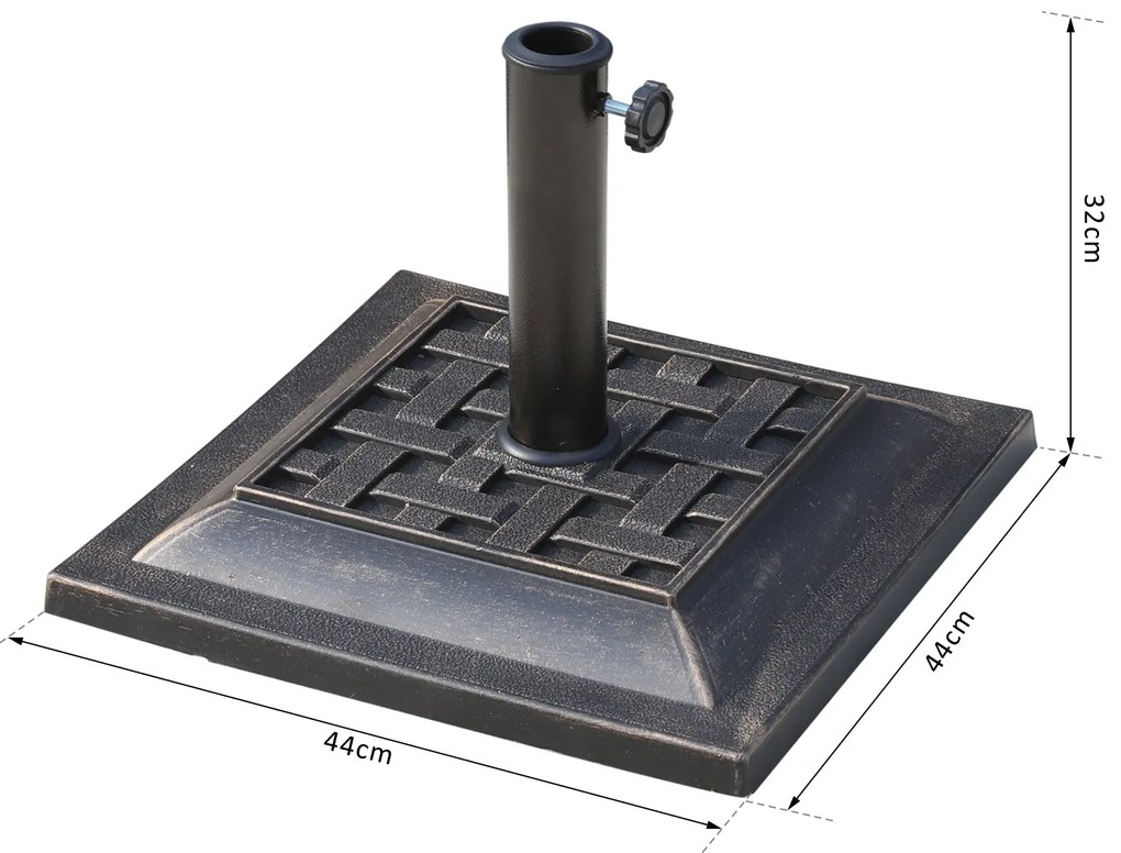 Base para Chapéu de Sol Suporte para Chapéu de Sol Apto para Mastros d