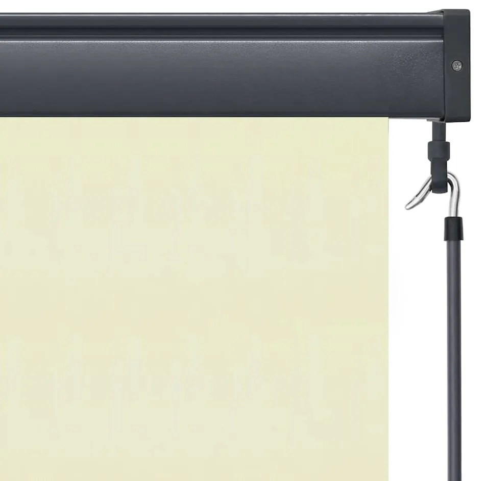 Estore de rolo para exterior 60x250 cm creme