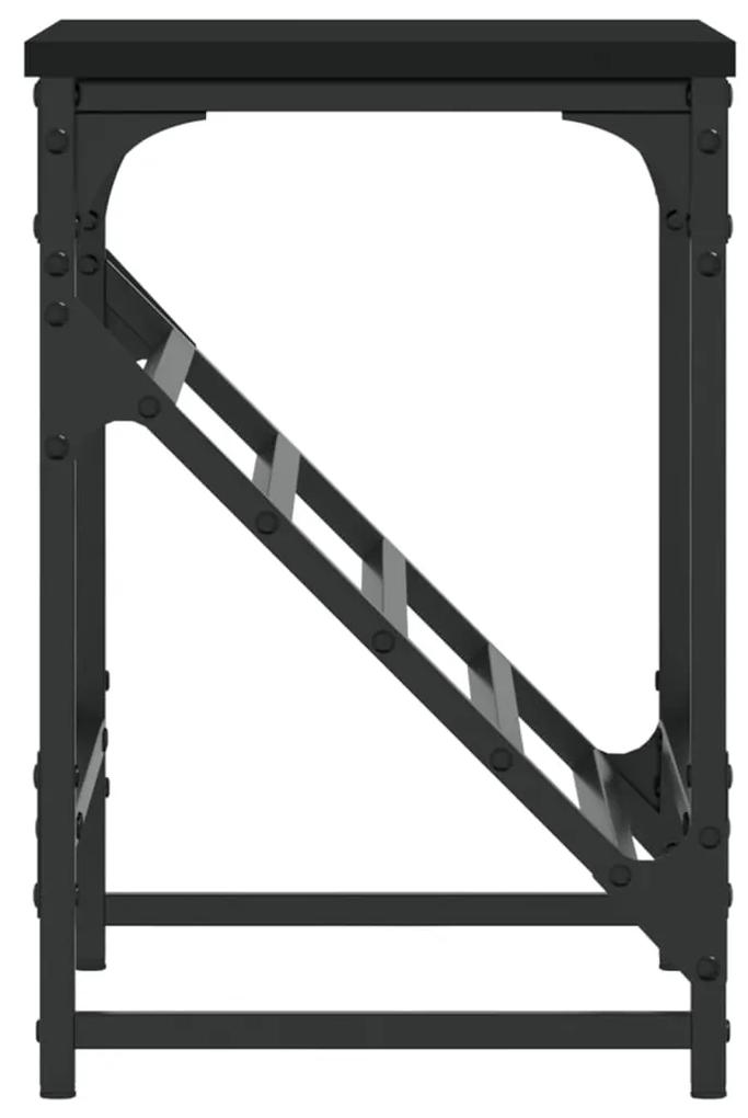 Sapateira Escada - Cor Preta - 60x30x45 cm -  Derivados de Madeira e E