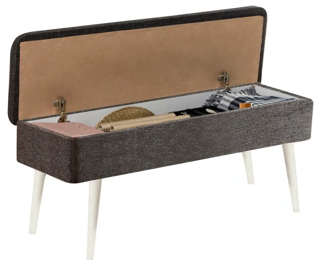 **** Conjunto de Mesa de Jantar Extensível e Cadeiras Vina – Branco e
