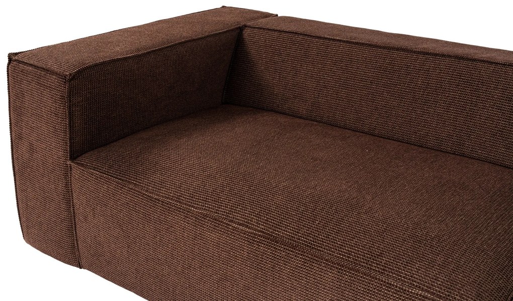 Sofá de 4 Lugares Lora – Castanho – 300x108x65 cm