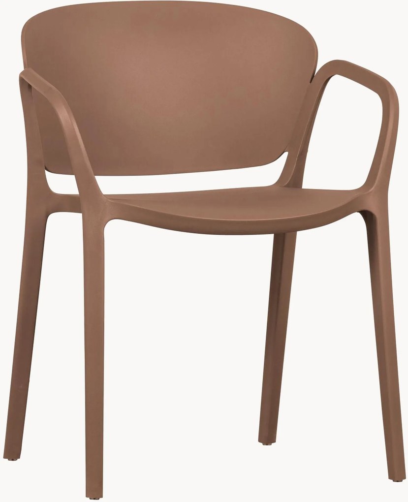 Cadeiras empilháveis para jardim Bent, conjunto de 2
