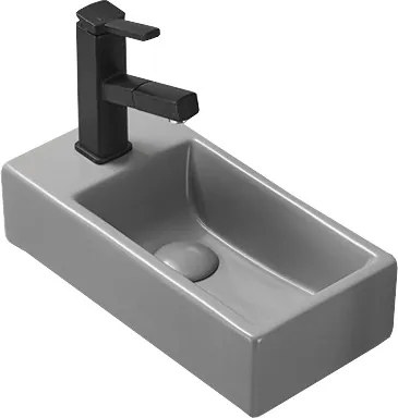 Mexen Inez lavatório de bancada direito 40 x 20 cm, cinza claro mate - 21484061R