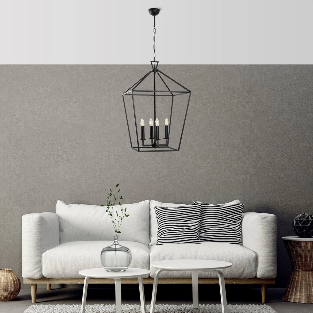 Candeeiro Till – Preto – 50 x 71 x 123 cm