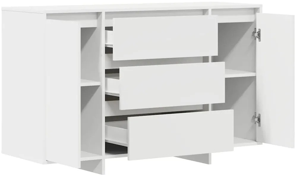Sideboard Branco 120x41x75 cm Madeira de Engenharia