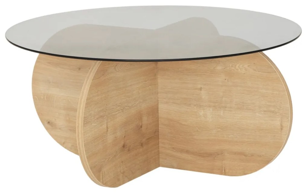 Mesa de Café Bubble – Carvalho Fumado – 75x35x75 cm