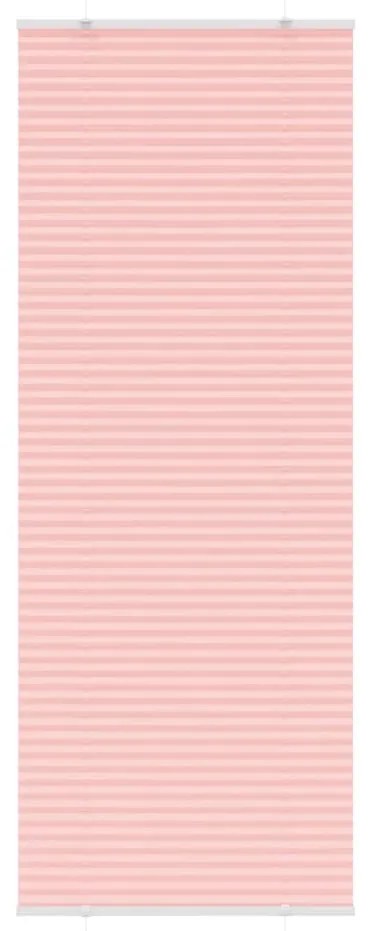 Rosa Plissada Cega 80x200 cm Largura Tecido 79,4 cm Poliéster