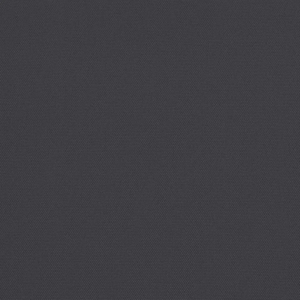 Guarda-sol de jardim com poste de alumínio 2x1,5 m preto