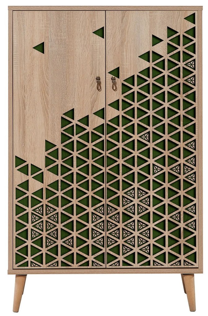Armário Multiuso Multibox – Carvalho Sonoma – 80x127x36 cm