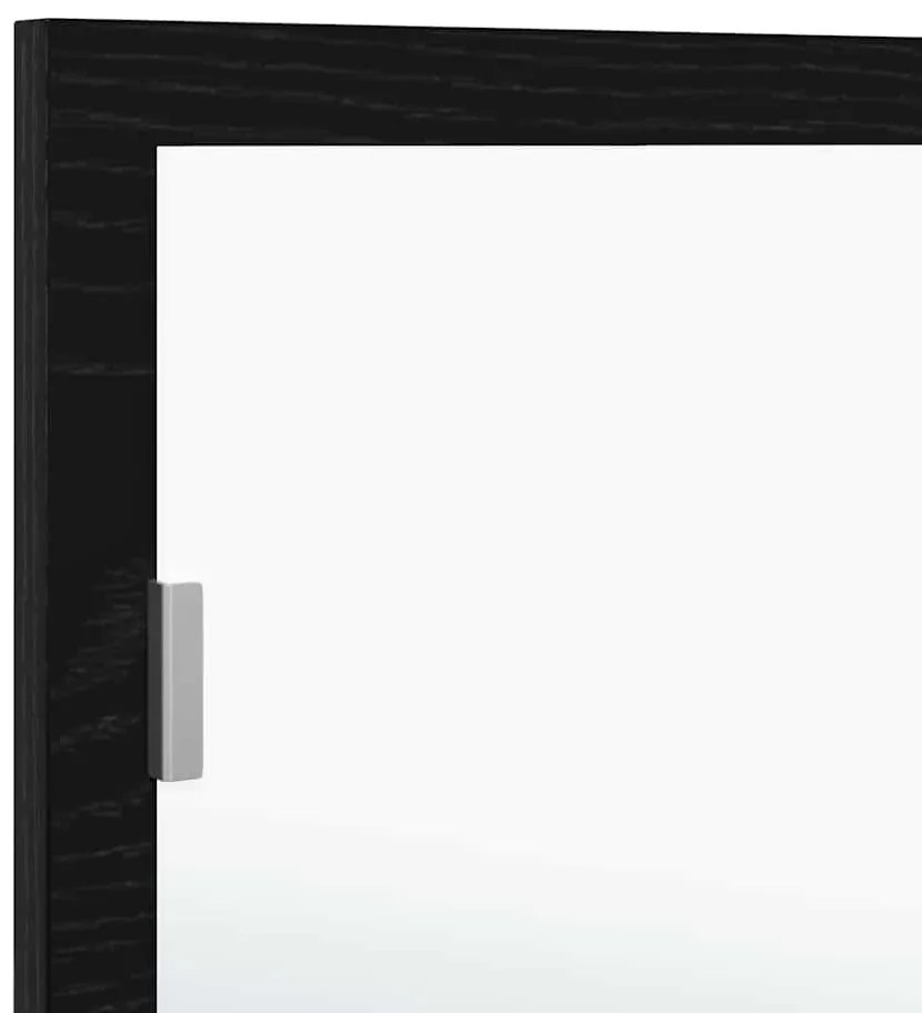 Espelho de Casa de Banho LED vidaXL Carvalho Preto 100x8,5x37 cm de Ma