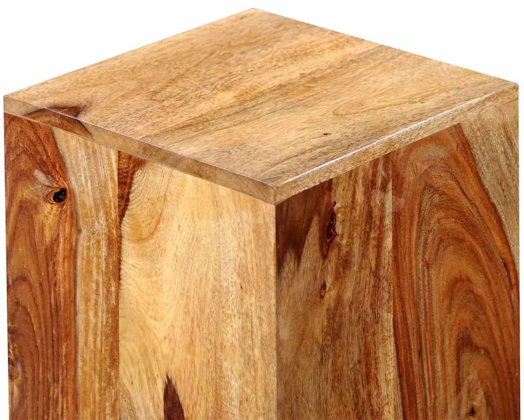Suportes para plantas 3 pcs madeira de acácia maciça castanho