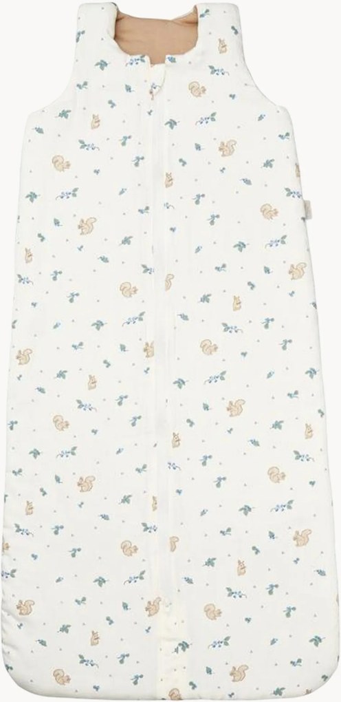 Saco-cama para bebé em algodão orgânico Blueberries