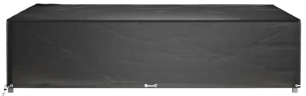 Capas móveis de jardim 2 pcs 16 ilhós 240x240x55 cm retangular
