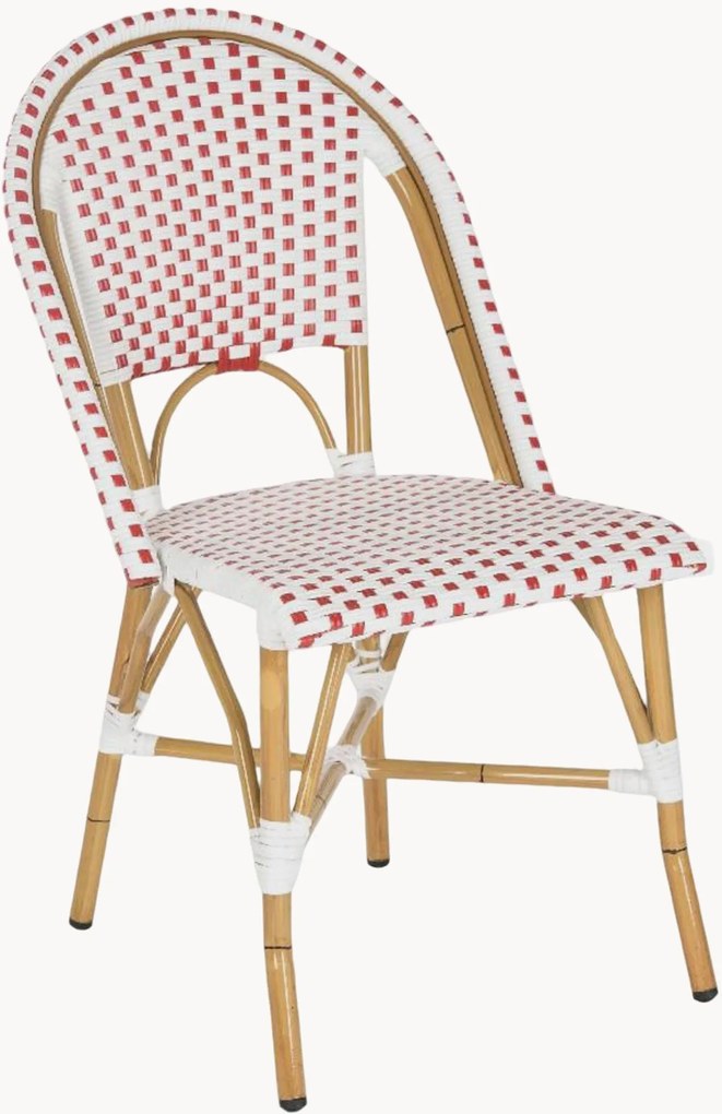 Cadeiras de jantar de jardim empilháveis Salcha, conjunto de 2