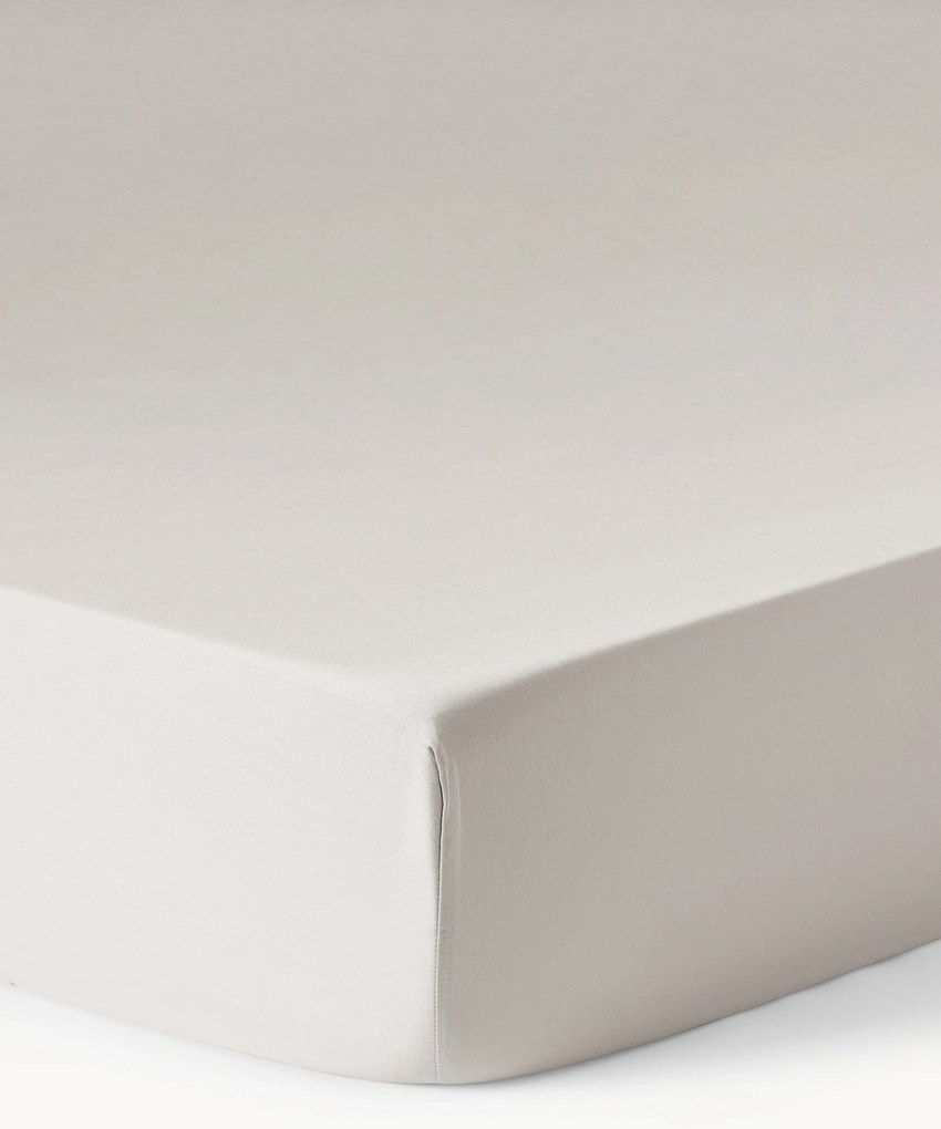 Lençol em cetim de algodão com elástico Comfort