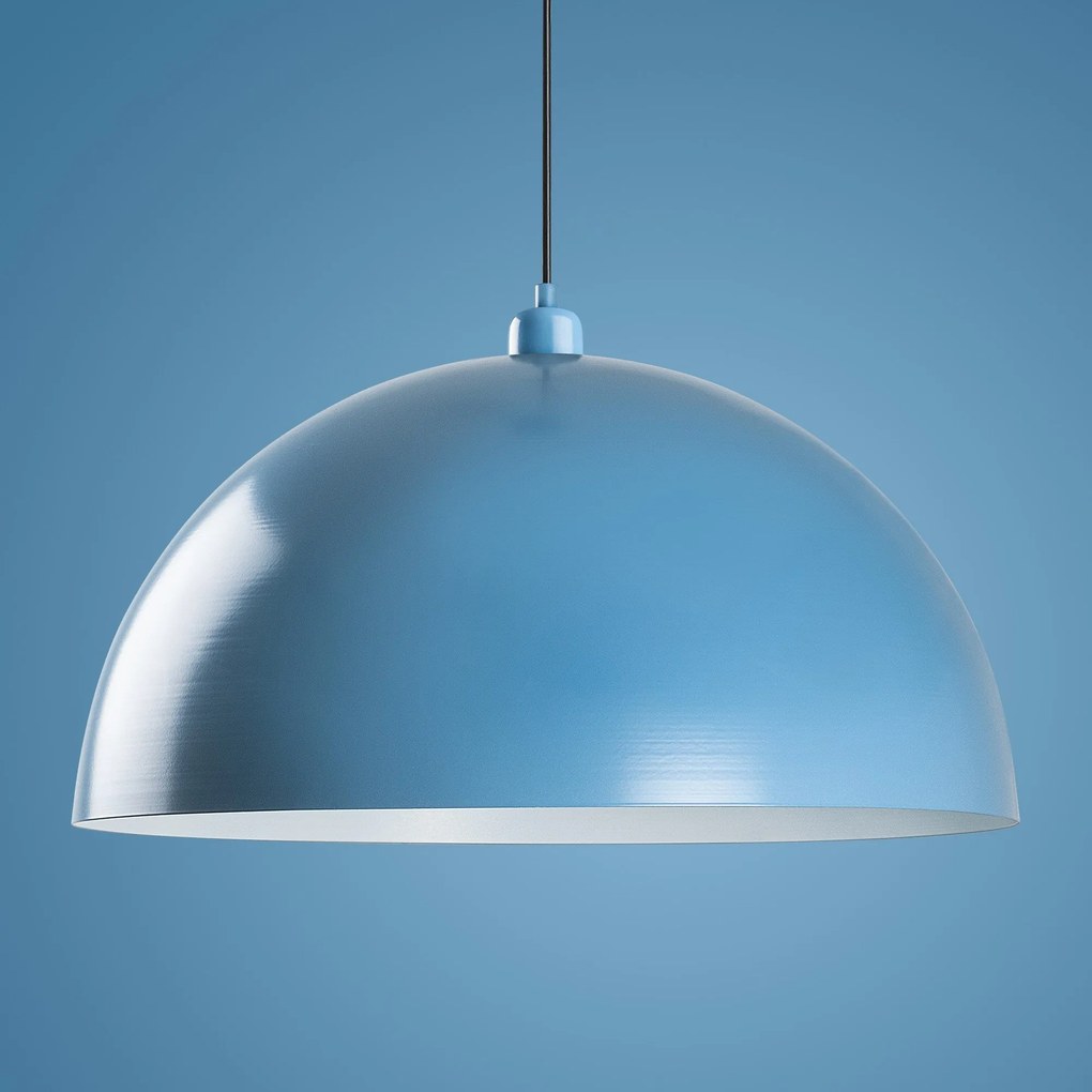 Candeeiro de Teto Kure – Azul Claro – Ø60 h:35 cm