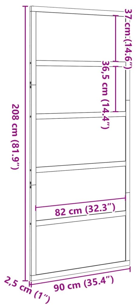 Porta de celeiro 90x208 cm madeira de pinho maciça branco