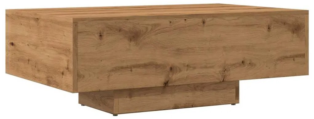 Mesa de centro 85x55x31 cm deriv. madeira carvalho artisiano