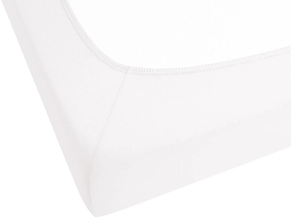 Lençol-capa em algodão branco 90 x 200 cm JANBU Beliani