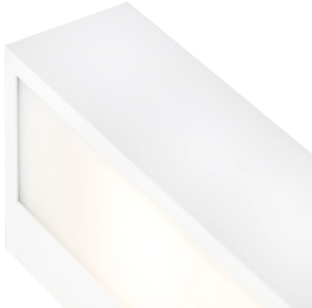 Candeeiro de parede design oblongo branco 25 cm - Houx Design