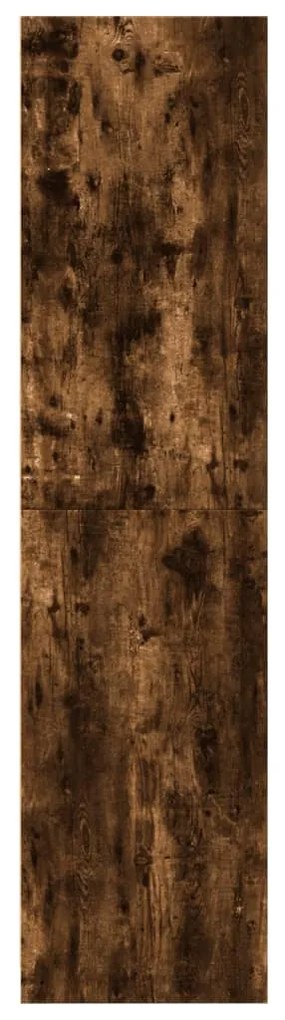 Roupeiro 80x50x200 cm derivados de madeira carvalho fumado