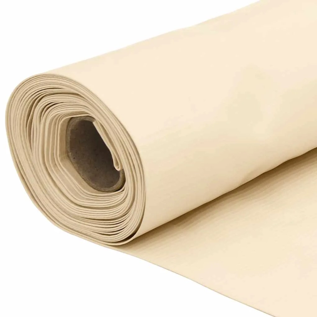 Tela de privacidade para varanda 700x120 cm PVC creme