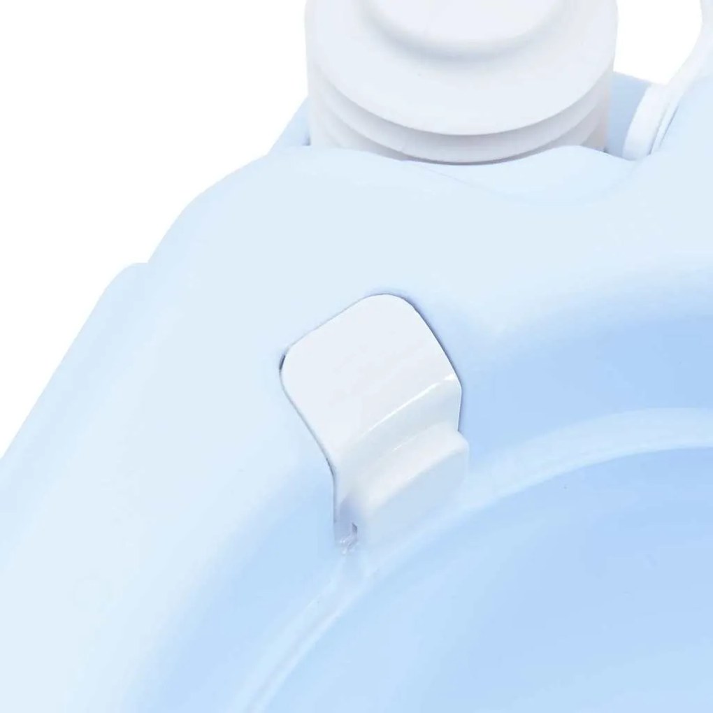 Luz de Casa de Banho Portátil vidaXL Azul e Branca Plástico 20 L